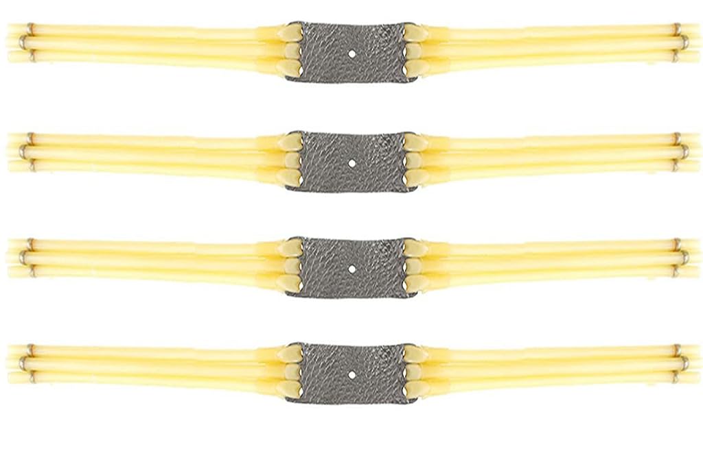 Optifit Elastic Slingshot Rubber Bands 3-string High Elastic Slingshot Rubber Bands Elastic Natural Latex Rubber Catapult Bands Optifit Elastic Slingshot Rubber Bands 3-string High Elastic Slingshot Rubber Bands Elastic Natural Latex Rubber Catapult Bands